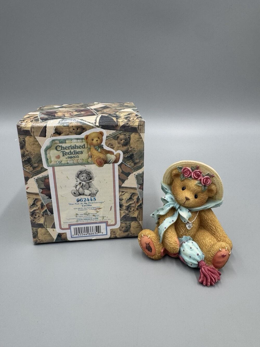 Vintage 1999 Cherished Teddies Cecilia Figurine 662445